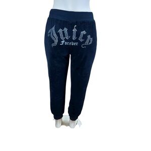 Juicy Couture Black Cotton Blend pants.
